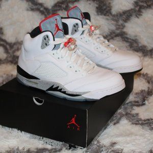 Air Jordan 5 "White Cement" Size 10 Dead Stock